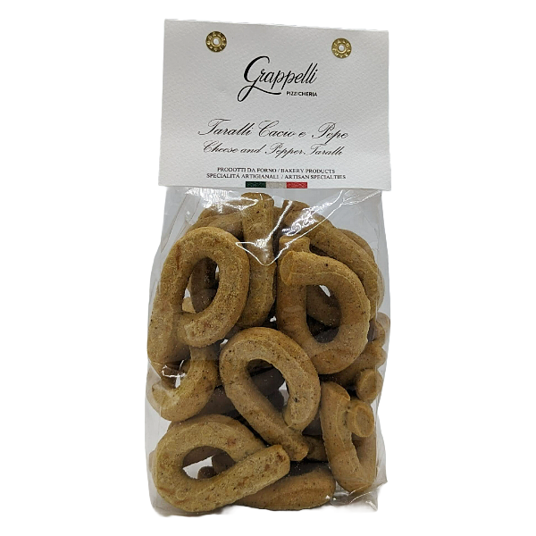 TARALLI CACIO & PEPE - CHEESE & PEPPER TARALLI