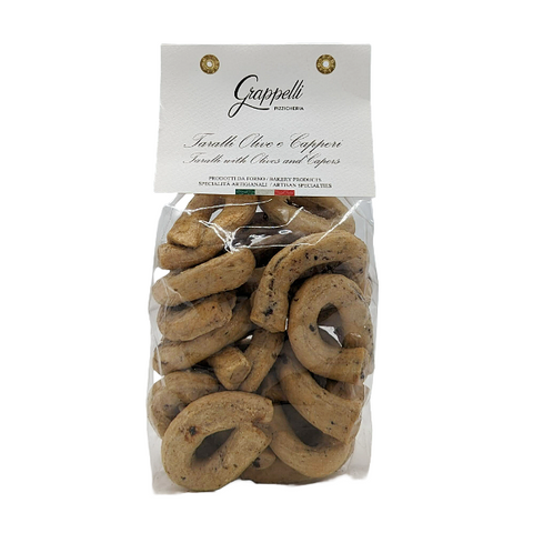 TARALLI OLIVE E CAPPERI – OLIVES AND CAPERS TARALLI