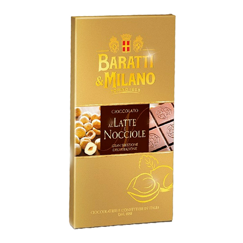 BARATTI Milk & Hazelnut Bar 75g