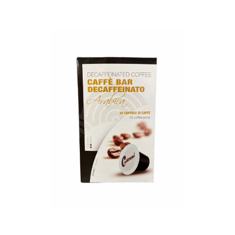 CAFFE’ DECAFFEINATO BAR 25 PODS – DECAF COFFEE - pizzicheriagrappelli