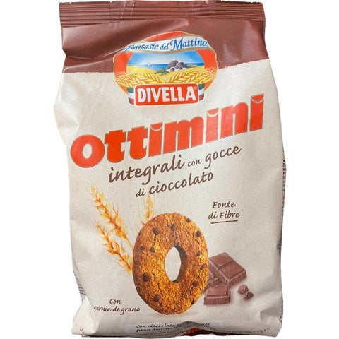 OTTIMINI INTEGRALI CIOCCOLATO - wholewheat biscuits w/choc chips